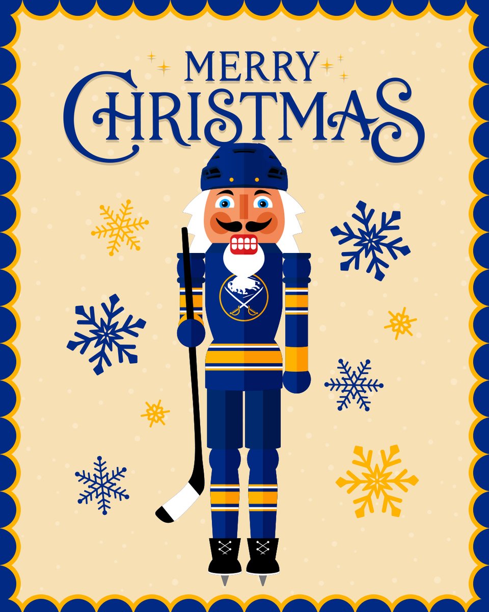 BuffaloSabres's tweet image. Merry Christmas, sabrehood! 🎄