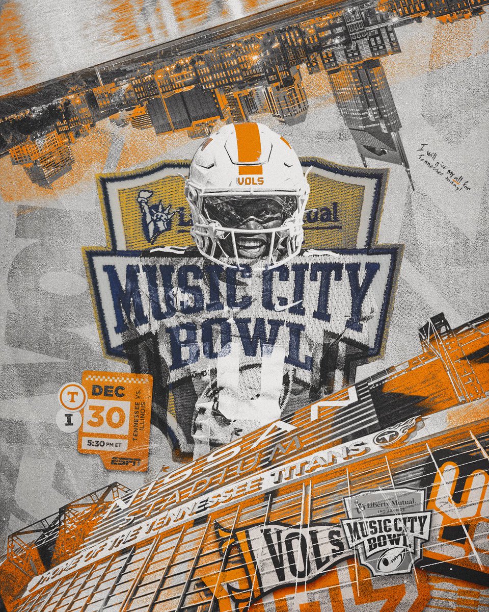 Vol_Football's tweet photo. 1️⃣ sleep until Christmas
6️⃣ sleeps until @MusicCityBowl 

#GBO 🍊 https://t.co/ppg9XAFShR