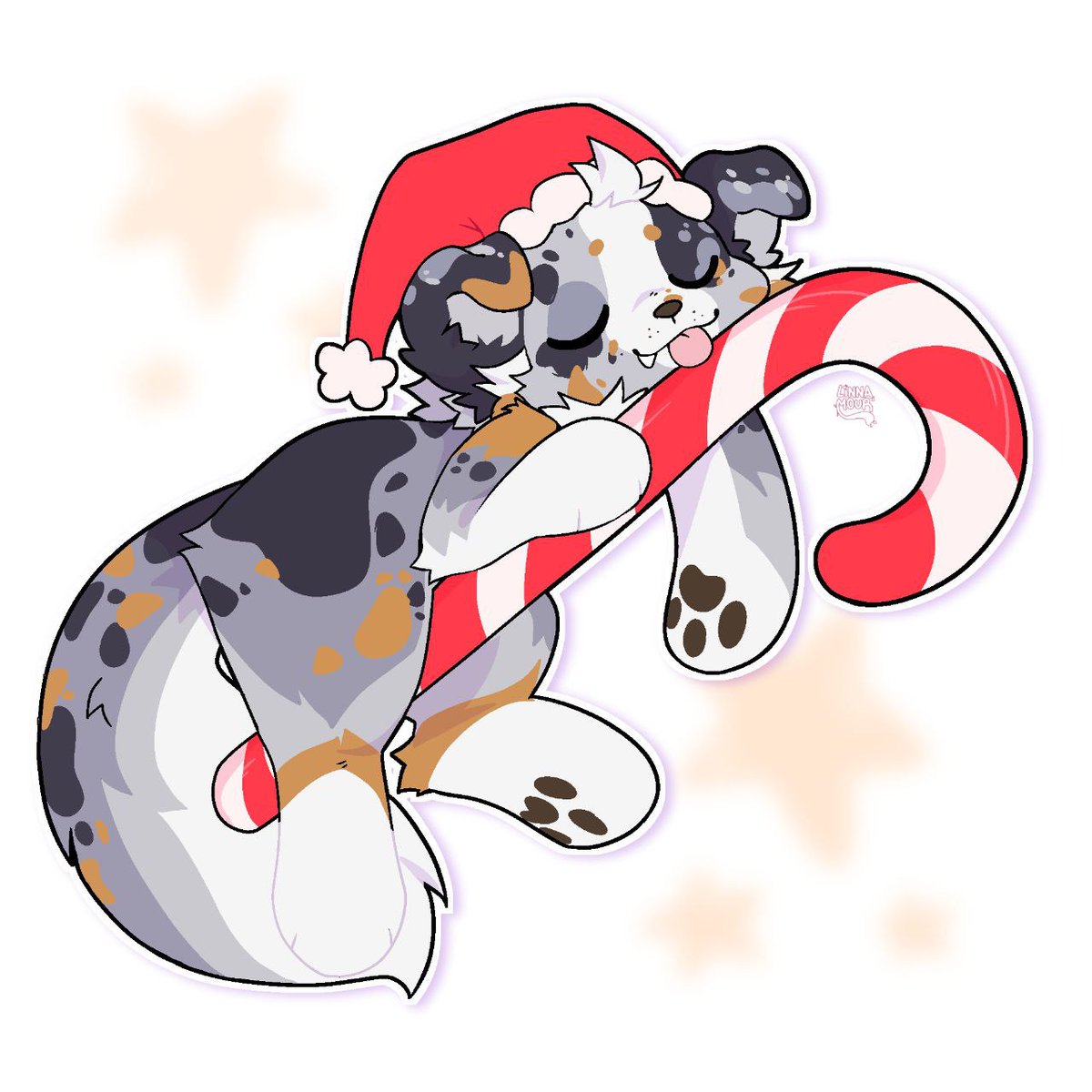 shadowjex's tweet image. Merry christmas and a happy new year 
Art made by @Linnamour