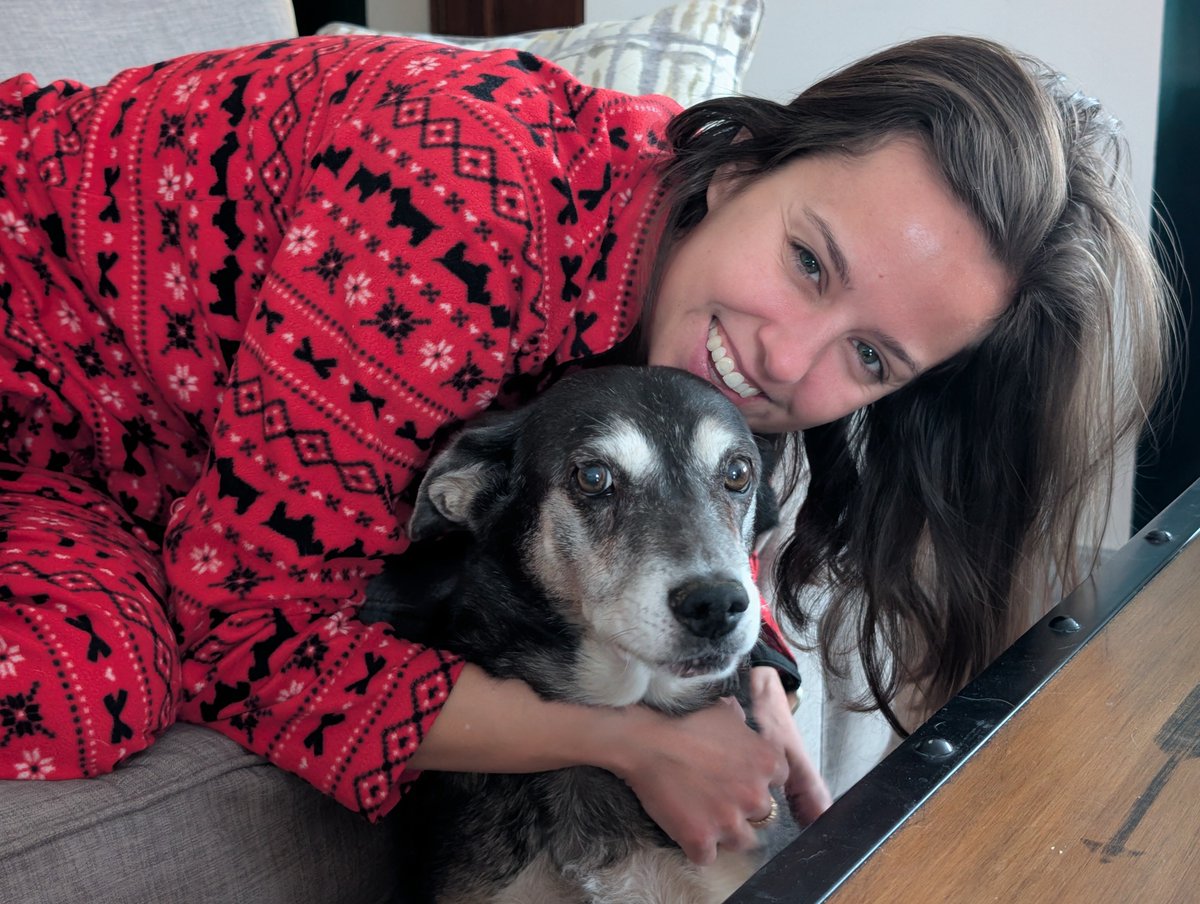 SarahRyanYEG's tweet photo. This is unfortunately the last Christmas I'll have with baby girl #RuthLove. Grateful for each day now. She was rescued by @AARCS_Canada 9 years ago and they guessed she was a senior then. I expected to have her love for just a few short years. We got so much more. <3 #yegdogs https://t.co/OF2HZkvVM0