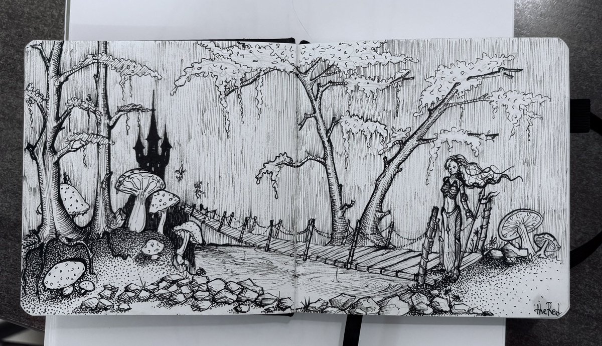 yoredart's tweet photo. I remember drawing this while I was working. Idk I always do two things at once. It's better that way for me https://t.co/srmSnMqiKS
