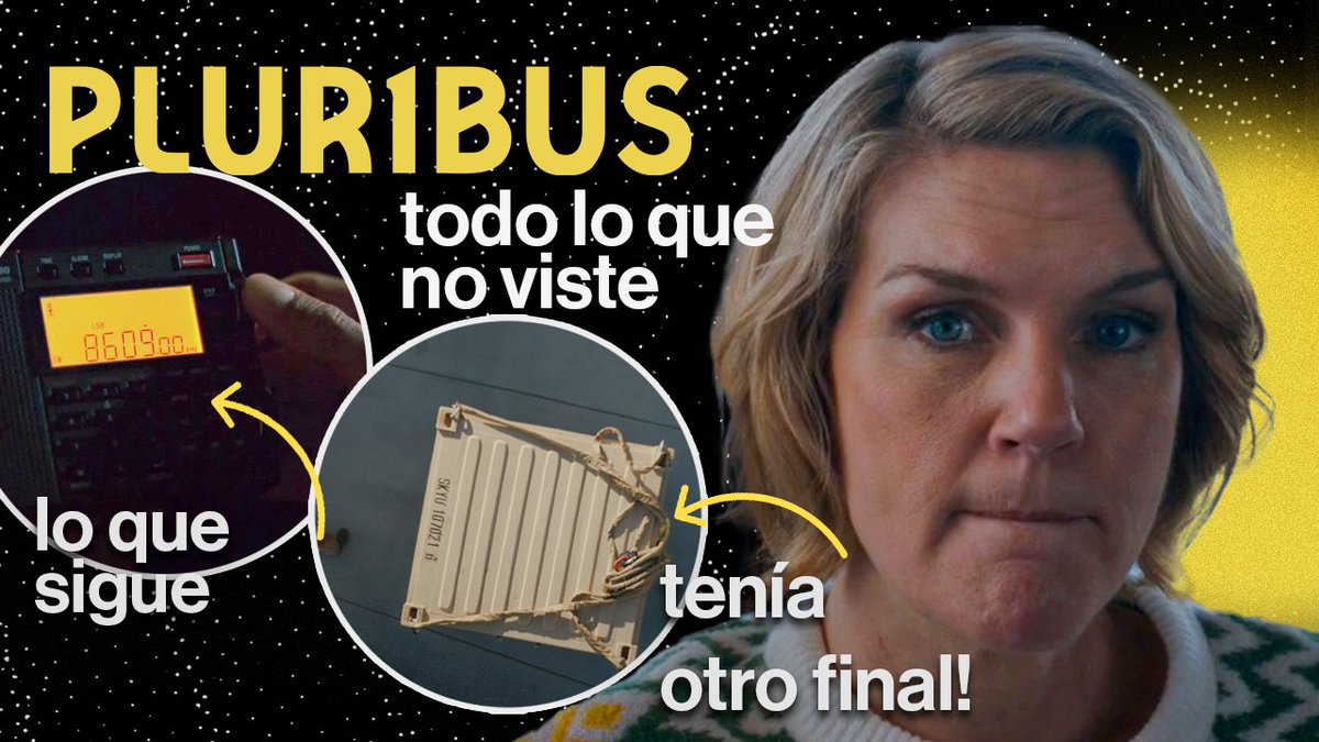 VIDEO DE NAVIDAD

Antes de irme a comer vitel toné y asado les dejo el análisis del último capítulo de #Pluribus!

Cada detalle, lo que viene y cuál era el FINAL ORIGINAL que decidieron cambiar: 
youtube.com/watch?v=FQa8qE…