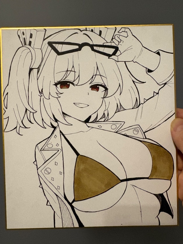 色紙こんな感じでいいっすかね? 