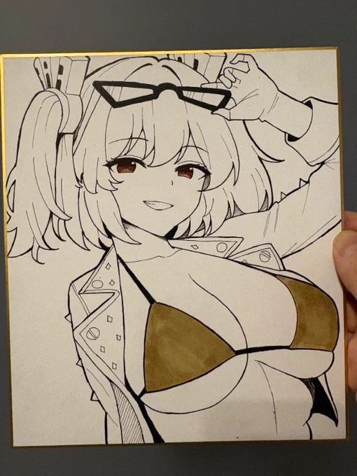 色紙こんな感じでいいっすかね?