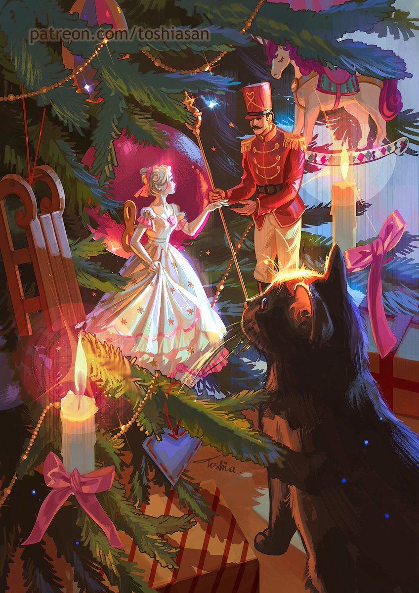 Toshia_San_art's tweet image. Merry Christmas! 🎄 🎁🐈‍⬛
This cat has some interesting stories to tell ☺️