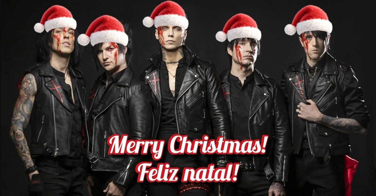 acerv0bvb's tweet image. O acervo Black veil brides deseja um feliz natal para vocês!!!🎄