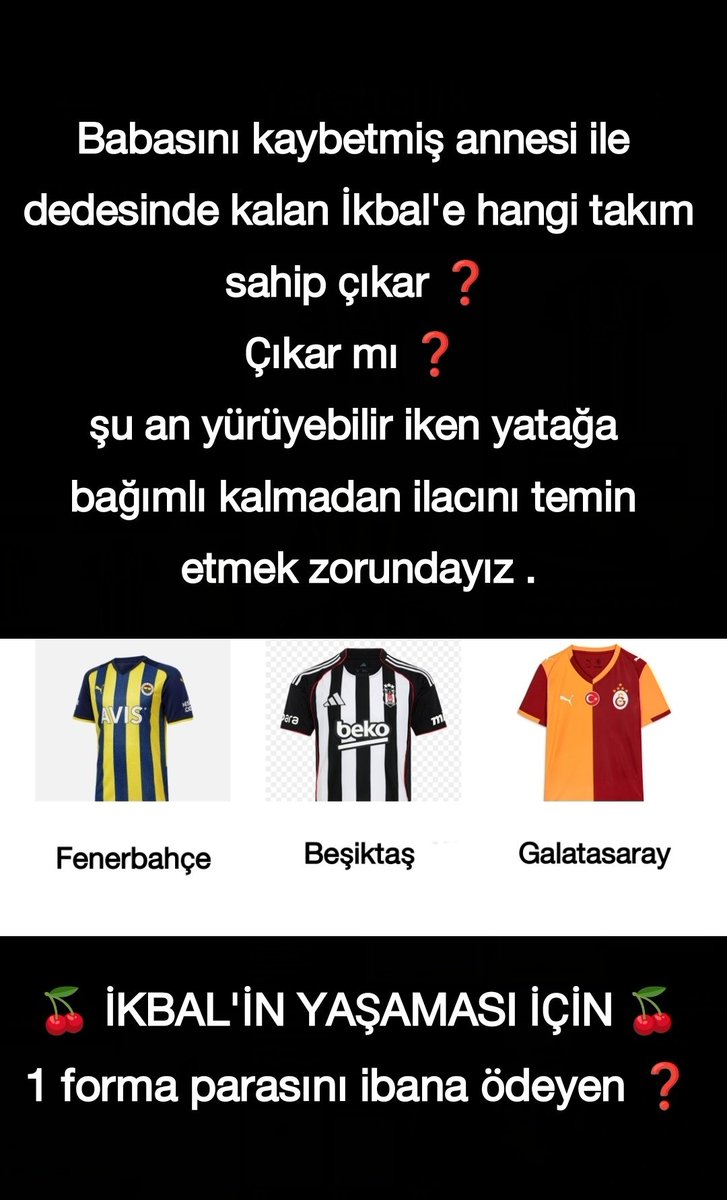İkbal  yatağa bağımlı kalmadan 
yardımcı olun .
<a href="/Fenerbahce/">Fenerbahçe SK</a> 
<a href="/ajansfenercom/">Fener Ajans 🇹🇷</a> 
<a href="/gencfborg34/">gencfborgtr</a> 
<a href="/Besiktas/">Beşiktaş JK</a> 
<a href="/BjkAkademi/">Beşiktaş JK Futbol Akademisi</a> 
<a href="/GalatasaraySK/">Galatasaray SK</a> 
<a href="/GsGazete/">Galatasaray Gazetesi</a> 
<a href="/PesindeyizApp/">Peşindeyiz Galatasaray!</a> 
Fenerbahçe Türkiye'dir
#RegaipKandili 
Akılda kalsın