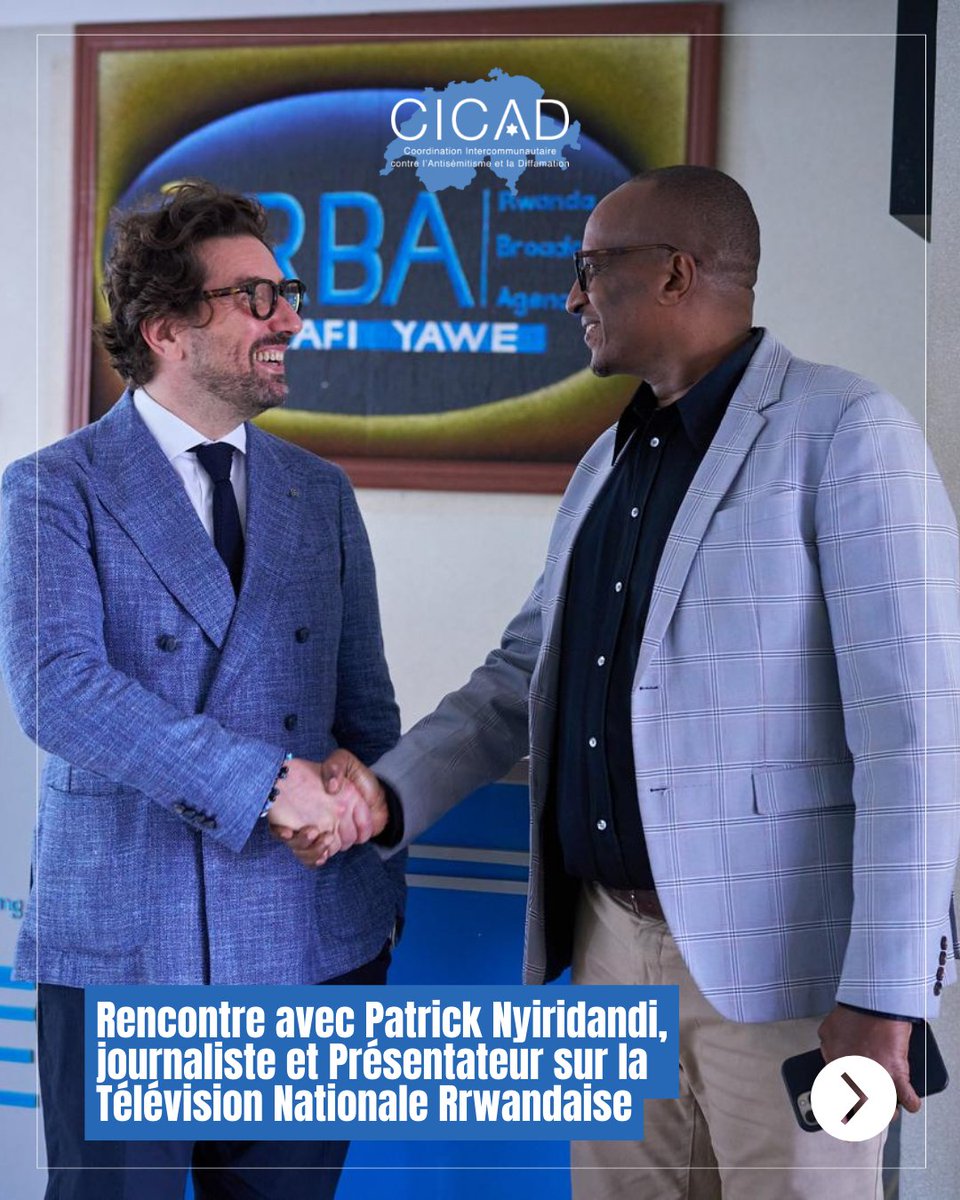 🇷🇼 Le 22.12.2025, <a href="/johgurfinkiel/">Gurfinkiel Johanne</a> a été reçu au Ministère de l’Unité nationale et de l’Engagement civique du Rwanda.
🤝 Dialogue autour des enjeux de Mémoire, d’éducation et de prévention de la haine.
📺 Enfin, Entretien sur la télévision nationale.