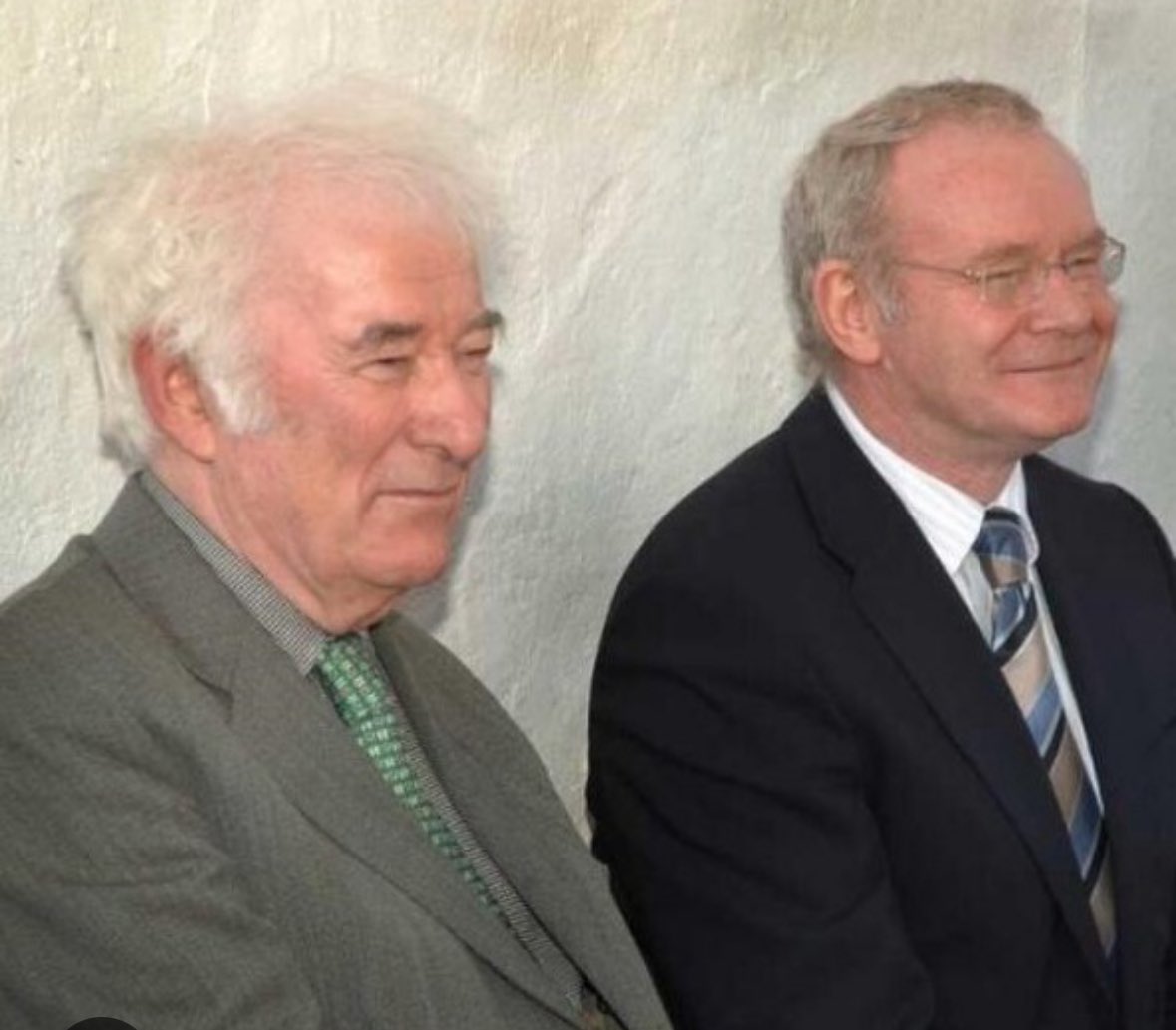 fiachramcg's tweet image. "On Christmas Eve my father would tell us, ‘He’s on his way now, coming round Slieve Gallon, if you listen hard maybe you’ll hear the sleigh bells.’ I remember climbing the beech tree at the end of our lane, listening through the frosty air."

Seamus Heaney