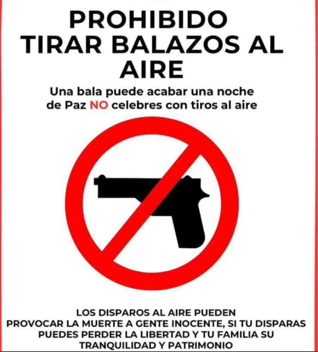 Bien vale la pena recordar a los asesinos en potencia, disparar al aire es criminal y de idiotas. No dudemos en denunciar a la <a href="/policia_py/">Policía Nacional del Paraguay</a> si somos testigos de inadaptados sociales que pueden enlutar a familias y convertir la noche de paz y amor, en llanto y tristeza  !