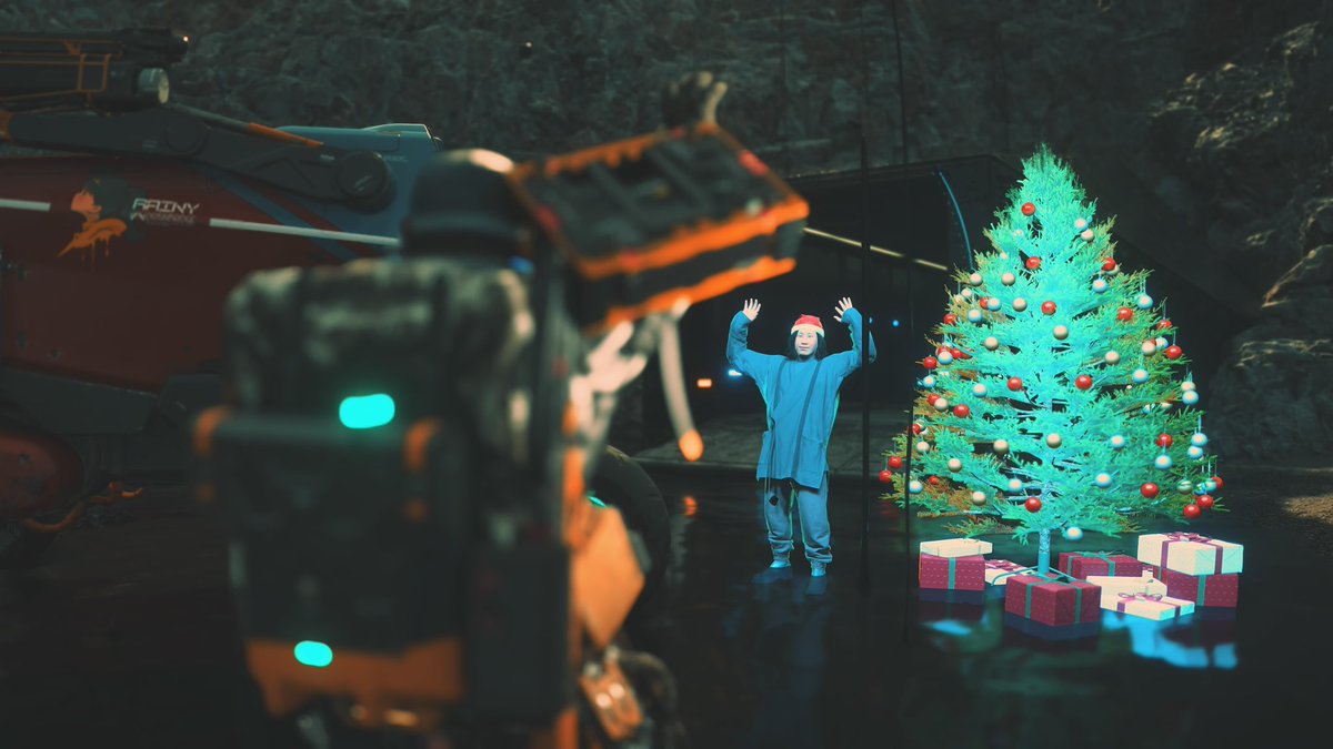 DS_repatriART's tweet photo. #MerryChristmas #HappyHolidays 
To all my fellow Porters, travelers and explorers. Whether we walk, drive or ride, deliver or photograph on our journey, keep on keeping on 🎄🎉🙇‍♂️🫶🥂🍻🍾 #DeathStranding2 #DeathStranding #PS5 #PS5Share #KojimaProductions #PorterLife https://t.co/2ka0x5CDOl