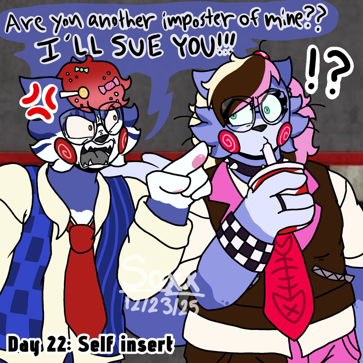 Purple_Punk1's tweet photo. Ethcember Day 22: Self Insert
Even Candy kinsonas aren't safe from bro /j /silly
#Ethgoesboom #Ethcember #Kinsona https://t.co/lCAWz4dxe3