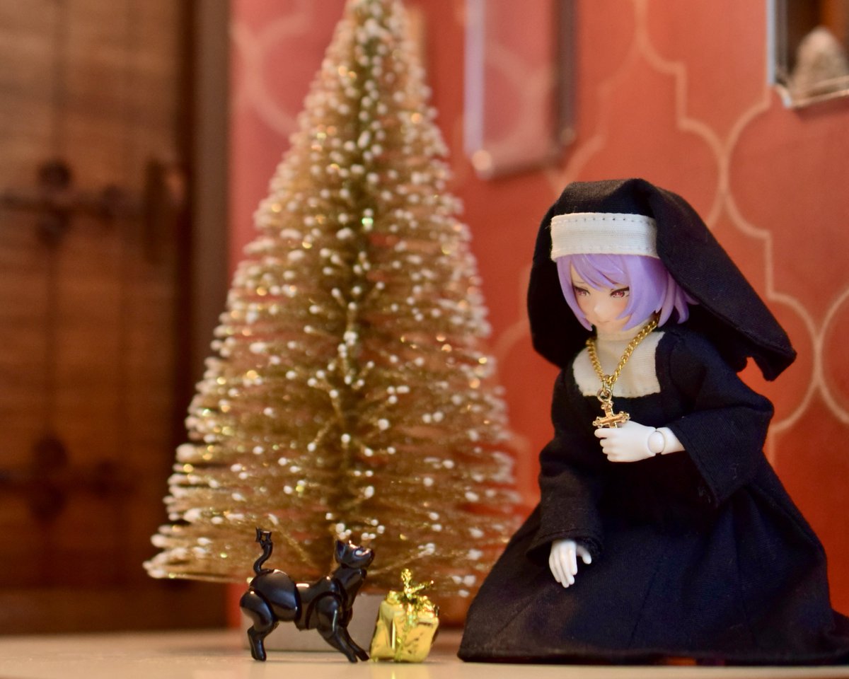 プレゼントが届いた🐈‍⬛🎁

#メガミデバイス 
#MerryXmas