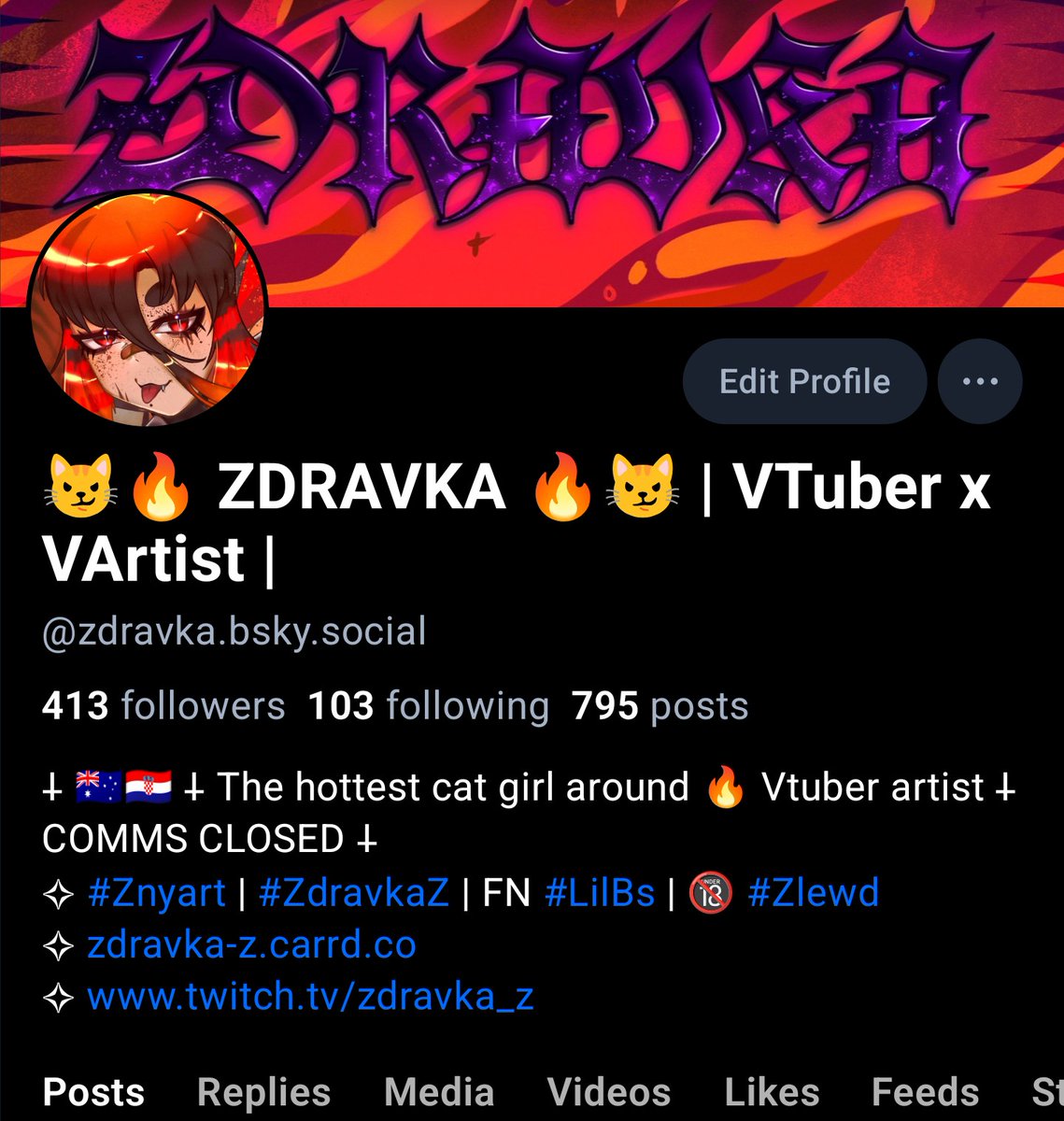 😼🔥 ZDRAVKA 🔥😼 | VTuber x VArtist | tweet media