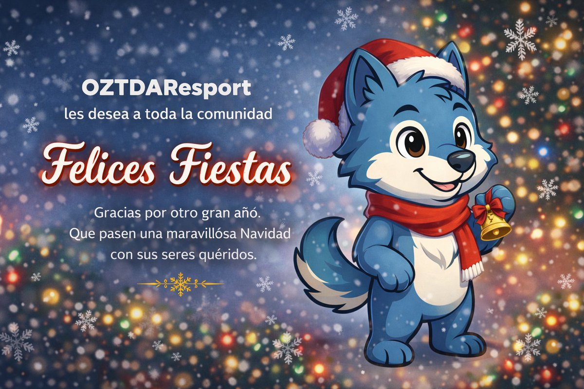 Feliz Navidad 🎄🐺
Que esta noche esté llena de paz, familia y buenos momentos.
Gracias por ser parte de la comunidad. ❤️

#SupremeOztdarSeries #OZTDAREsports #LATAMNorte