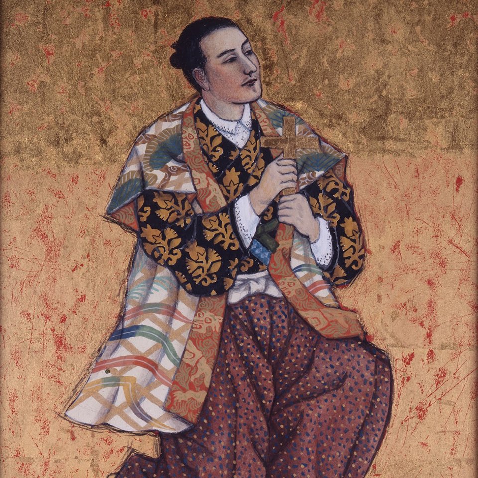 An excerpt on the Christmas celebrations of 1583 Ôsaka, Japan: "The blessing of the new church on Christmas drew such crowds of people that the Fathers and Brothers had no rest by day or night. Very soon there were many conversions among the highest nobility."