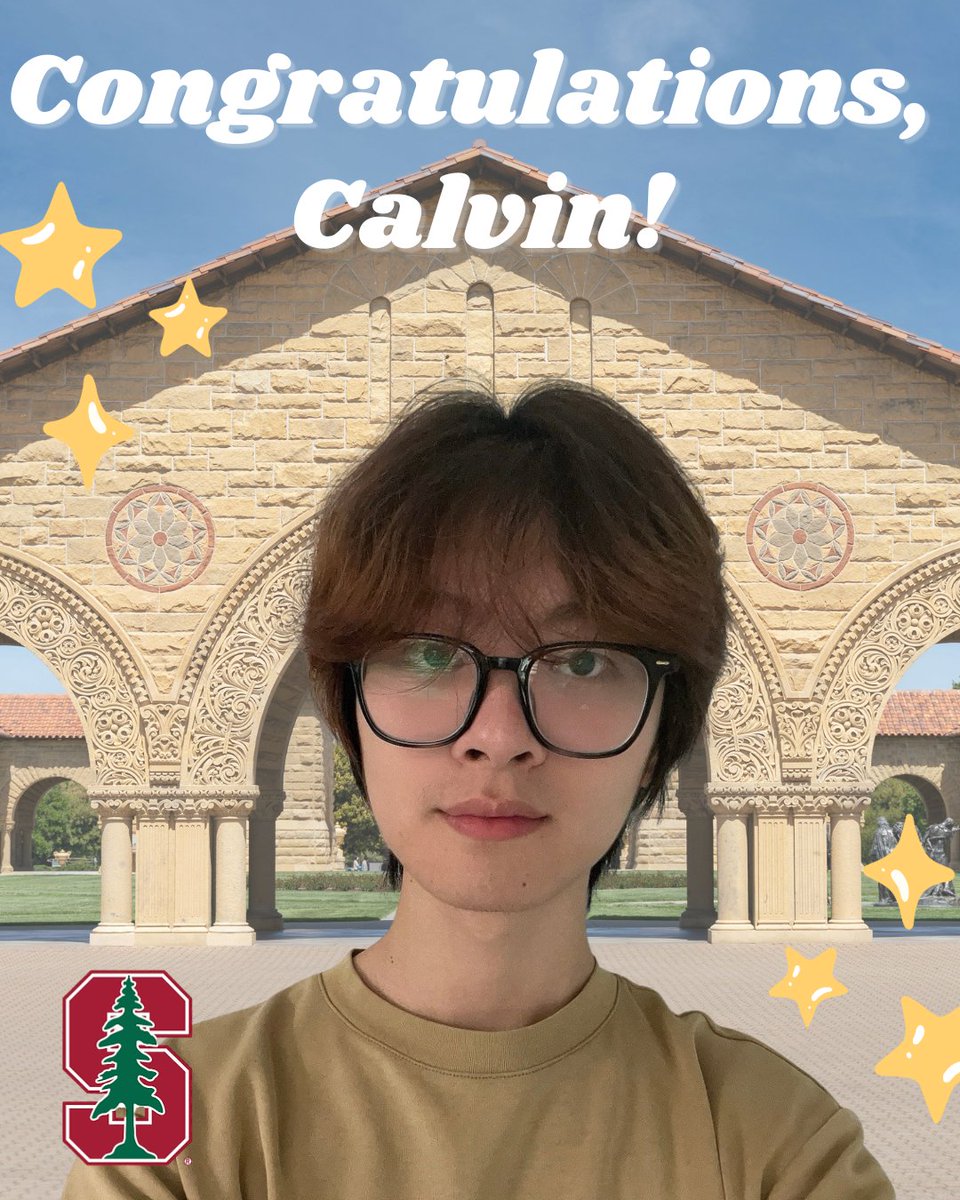 degreesnycYC's tweet photo. So proud of our Data Fellow, Calvin Zhou, for matching with Stanford University through the QuestBridge National College Match! 🌟🎓 https://t.co/byTkdLchHe