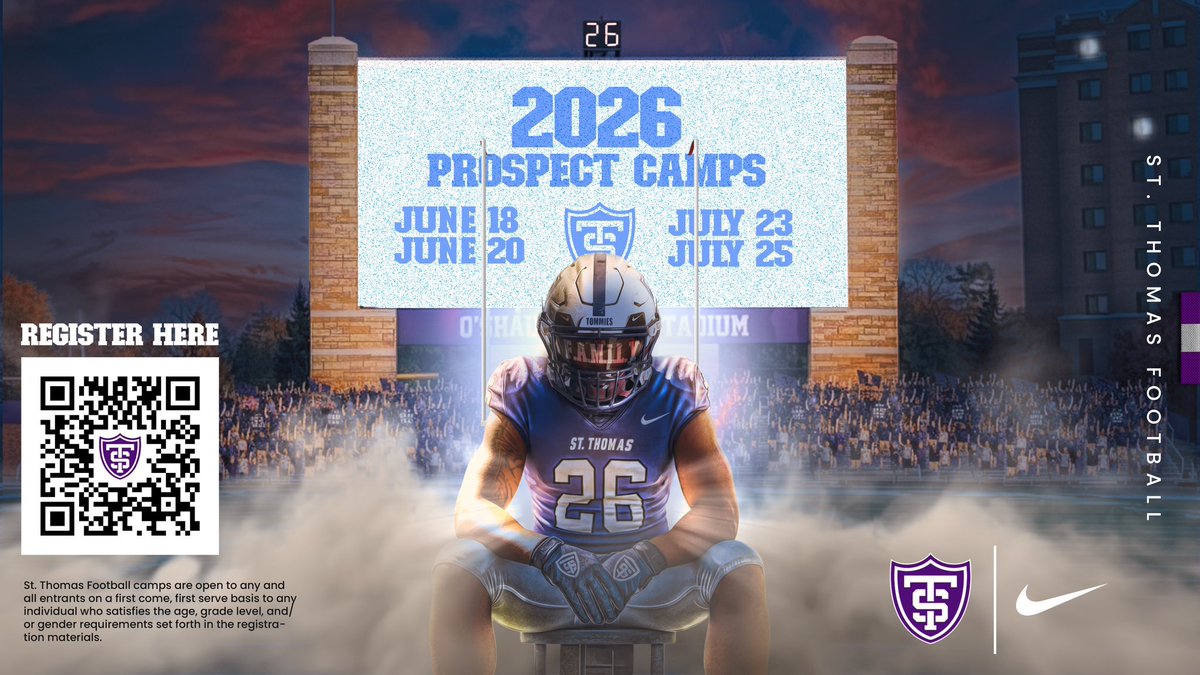 I Received An Amazing Blessing Today. My 1st D1 Camp Offer From <a href="/Coach_Caruso/">Coach Glenn Caruso</a>. I Can’t Wait To Showcase My Talent and Love For The Game. <a href="/UST_Football/">St. Thomas Football</a> I’M READY TO COMPETE!!! <a href="/Coach_Sosinsky1/">Matt Sosinsky</a> <a href="/ncsa/">NCSA College Recruiting</a> <a href="/charlottepreps/">Observer Preps</a> <a href="/PrepRedzoneNC/">Prep Redzone North Carolina</a> <a href="/CoachT_Stone/">Tripp Stone</a> <a href="/JustCoachHales/">Brian Hales</a> <a href="/RivalsHS/">Rivals High School</a> <a href="/pepman704/">Matt Morrow</a>