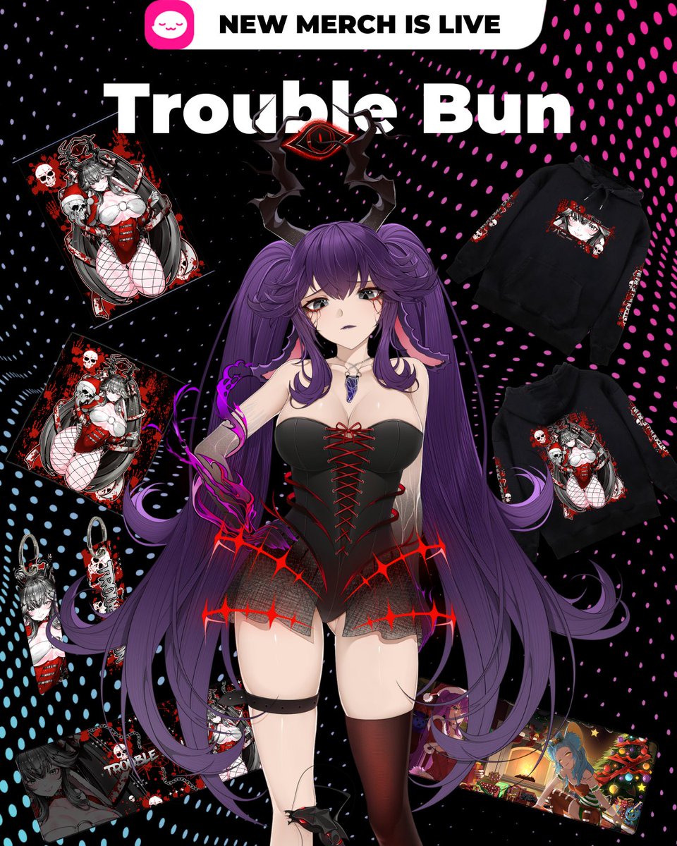 ૮꒰ ˶ᵔ ᵕ ᵔ˶꒱ა ⋆ TROUBLE BUN MERCH 🥀

FIRST MERCH LINE WITH <a href="/shopuwumarket/">UwU Market</a> 
SHOP IS NOW LIVE! 🖤💜🖤

Thank you uwumarket / <a href="/uwumarketshun/">Shun @ UwU Market</a> for allowing me the opportunity to give back to my community of troublemakers!

Merch Shop Below!⤵️