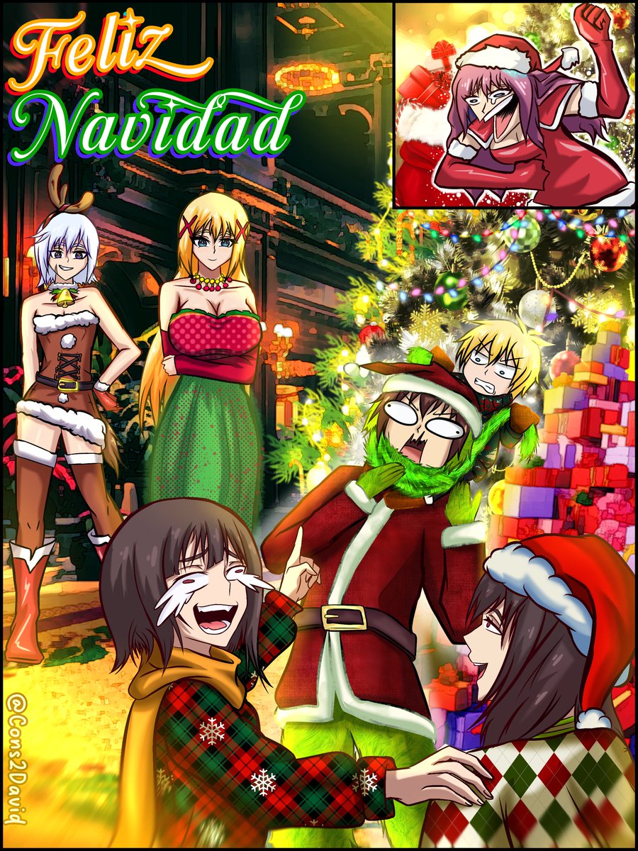 Cons2David's tweet image. Lion salvará la  #Navidad  
¿Por que cada vez que Santa aparece Aqua no está?

Ship #Kazuness (#Kazuma x #Darkness )
#konosuba #Lalatina
#MerryChristmas #FelizNavidad