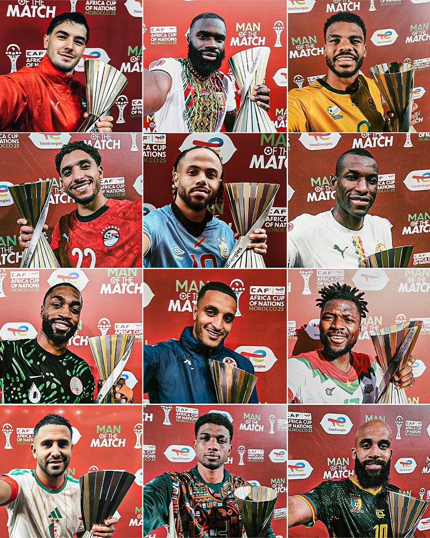 ESPNAfrica's tweet image. Every Player of the Match from the first round of games at AFCON.

Ballers 🌟