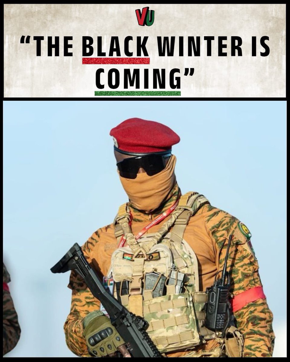VoxUmmah's tweet photo. Captain Ibrahim Traoré at the AES Summit:

My conviction, my analysis, is clear: something is happening in West Africa. I have called it the Black Winter.

The Black Winter is coming.

It will be a very cold winter.

A bloody winter.

A deadly winter.

You will ask me why.

By founding the AES Confederation, we anticipated this icy winter. Every day, we search for wood to light a fire—a fire that will warm the hearts, minds, and souls of Africans. We hunt wolves to use their pelts to make coats, coats capable of protecting us from the cold. We build mountains—solid and powerful mountains—to break the icy winds and protect our communities.

But unfortunately, some of our own are determined to sabotage this effort.

They are dousing the tree trunks with water to prevent the fire from burning.

They transform into wolves so that hunters cannot catch them.

They break rocks to prevent the building of mountains.

Yet, winter is coming.

And when winter arrives, those who fought will come seeking refuge. They will want to wear the coats we have made, take shelter behind the mountains we have built, and warm themselves by our fire.

So the real question is this:

What will become of Pan-Africanism when winter arrives?

Winter will come because war is spreading in West Africa. The imperialists are doing everything they can to plunge the region into fire and bloodshed. From the highest levels of government to certain segments of the population, they either pretend not to see the danger or are complicit.

Chaos could ensue.
Yes, I say could, but many will die.

We risk killing each other in horrific ways while others stand ready to plunder our resources and impose their will. And those who survive this tragedy will have only two choices:
unite definitively against imperialism or remain enslaved until they perish.

That is why this Black Winter is coming.

We cannot accept that Africans announce the death of other Africans as inevitable. We cannot accept that cowardly heads of state hide behind so-called “free” media to discourage, insult, and incite hatred among the people. Every morning and every evening, their mouthpieces spread toxic poison to divide communities.

They are vile. Organized into wretched groups, they have mastered the art of manipulation. Look at them: eyes filled with malice, spreading hatred daily on social media. They are numerous.

Why do we Black people cultivate hatred among ourselves?

Out of hypocrisy, we avoid speaking the harsh truth. Yet, the truth must be told, even if it is inconvenient. We must wake up.

Why are we unable to see the danger approaching?

Why can’t we unite to stop it?

Why, through our own actions, are we marching toward decimation?

Others have closed their ears. They pretend not to hear the predatory policies. Some peoples revel in colonization. They accept domination, sometimes even as if it were desired.

Every day we see so-called intellectuals engaging in sterile debates, steeped in malice and indignity, as if reality and concrete examples did not exist. When democracy violates its own rules, they turn a blind eye. But they are always ready to insult and discredit us.

Let them be certain of one thing:
we are united and we will remain so.

We must open our eyes.

Everything will not be perfect. Everything will not progress at the pace we would like. But we are moving forward—calmly, resolutely—and we will achieve our goal.