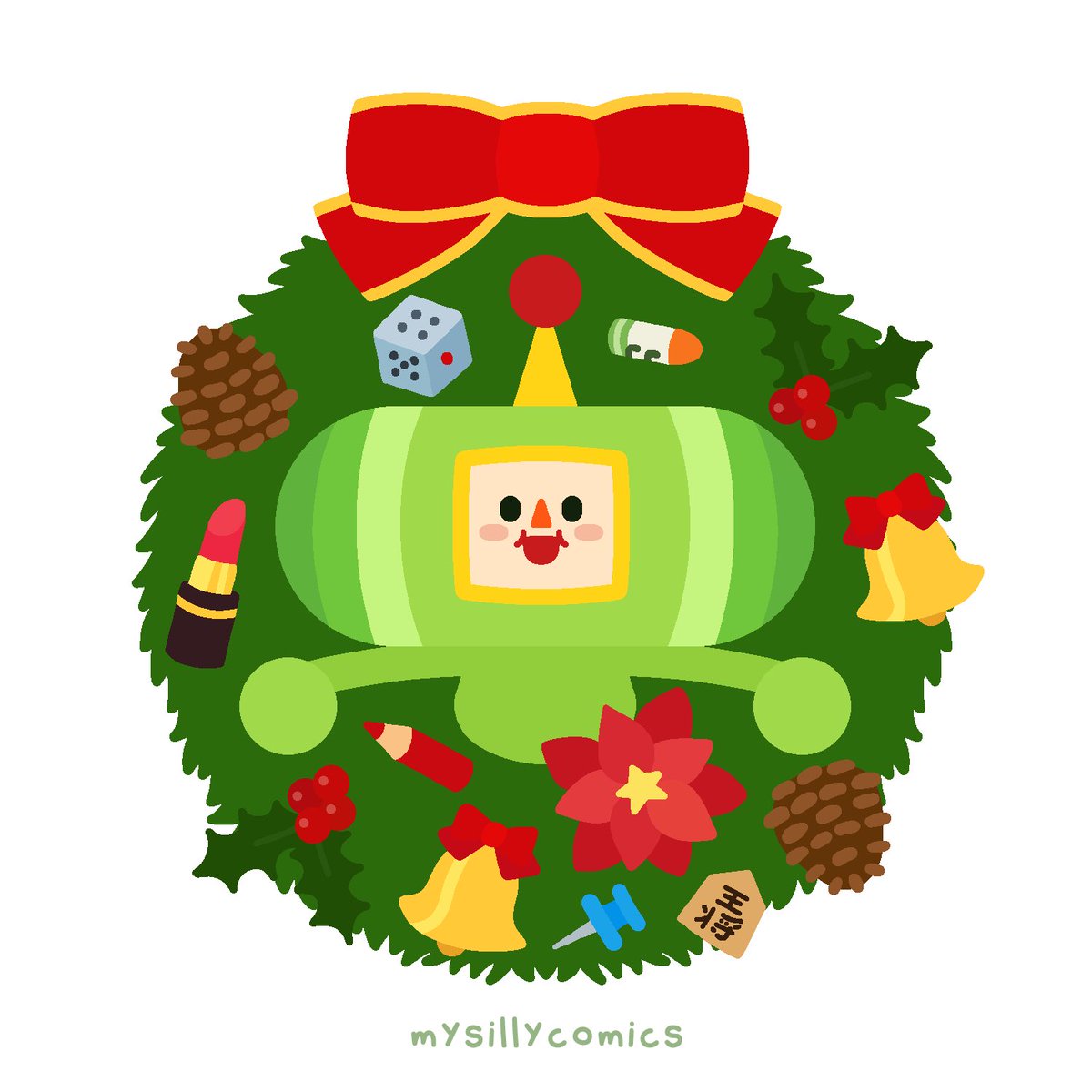 mysillycomics's tweet image. happy holidays from the prince of all cosmos! 🎄🎁🌟