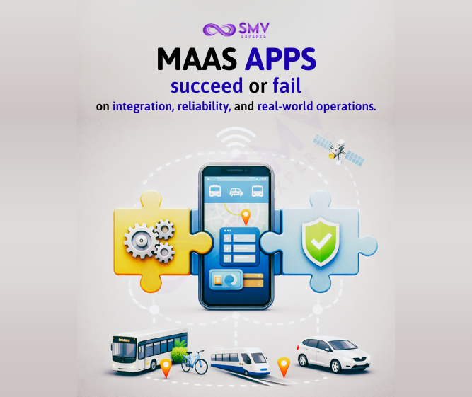 smvexperts's tweet photo. MaaS apps look simple, but complexity lives in integrations, reliability, payments, and operations.
Miss one, and the whole system breaks at scale. Experience is what keeps mobility moving.
Follow @smvexperts for apps & websites.
#MaaS #MobilityAsAService #TransportTech https://t.co/AAjut8s7OW