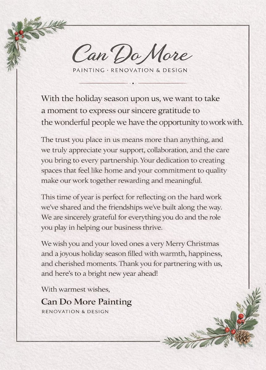 We are so thankful for everyone who supported us this year, especially our wonderful clients and partners. From our team to your home, we wish you a very Merry Christmas and Happy Holidays 🎄✨