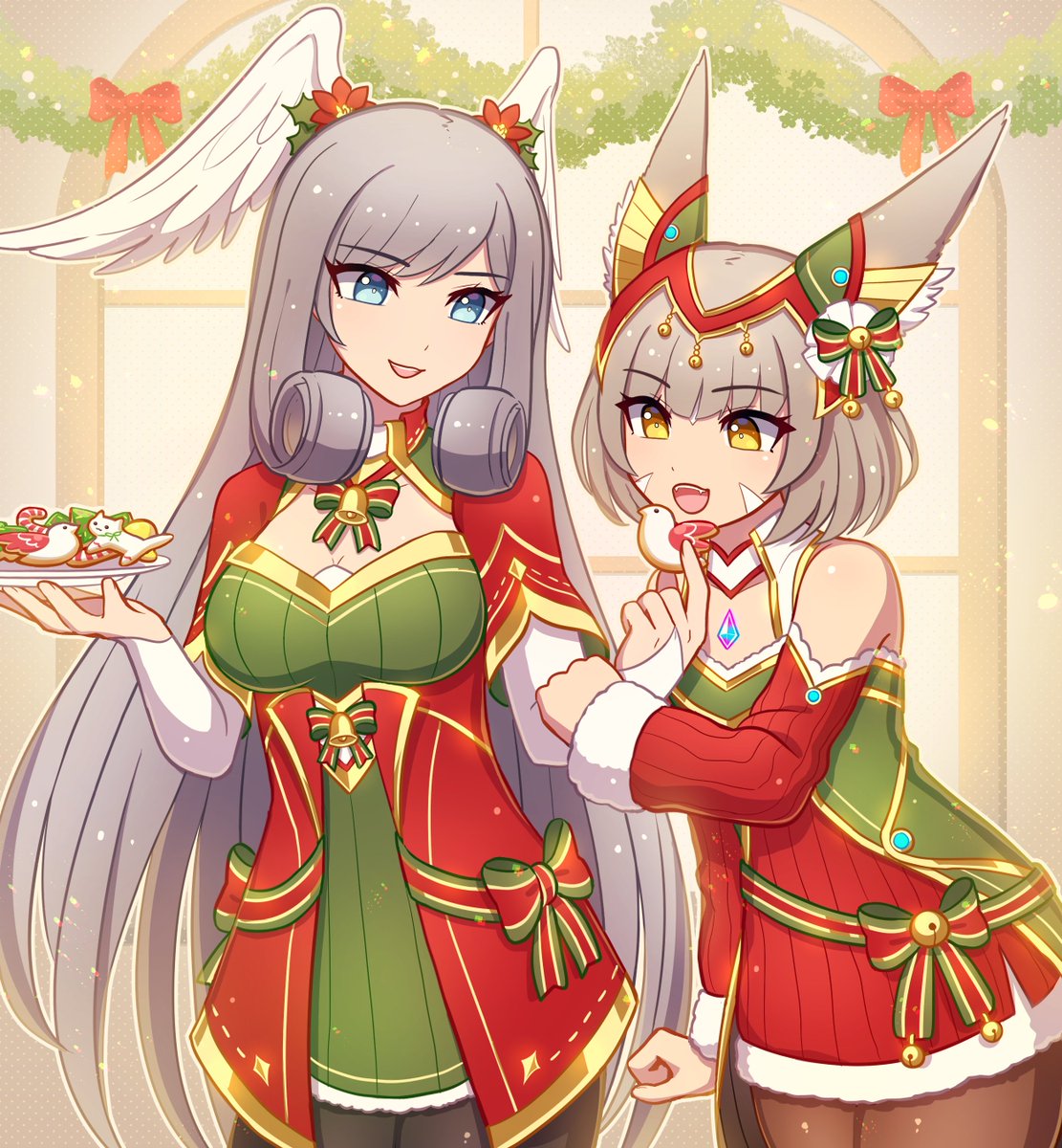 wishing u a merry melia christmas and a happy nia new year! 🎄💝🌟