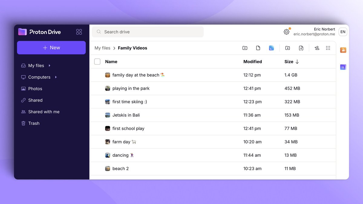 Proton Drive tweet media