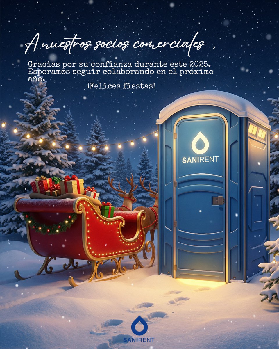 SaniRent's tweet photo. ✨ Feliz Navidad 🎄

En #Sanirent les deseamos una Navidad llena de paz, bienestar y momentos especiales junto a sus seres queridos. Gracias por confiar en nosotros 💧💞 https://t.co/ocGAtVenKF