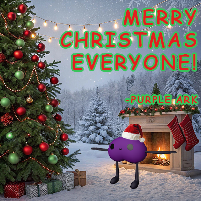 MERRY CHIRSTMAS! EVERYONE! 
I hope you guys enjoy your day and give someone a kiss under the mistletoe. 
I made this image for you guys. It took me 24 hours to make.  

#MerryChristmas  #Christmas