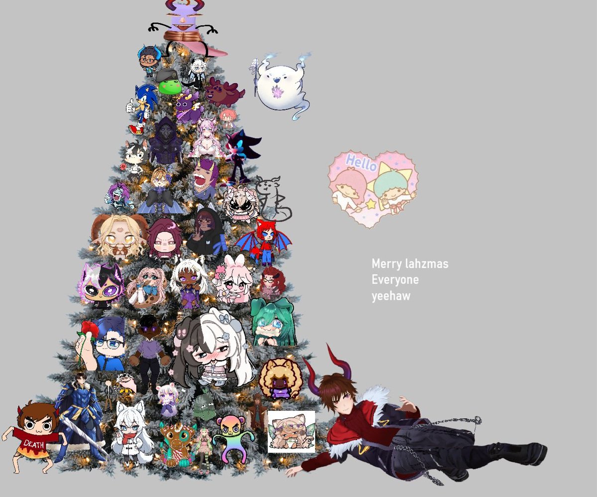 🎄I finished decorating my tree!! 
⛓️ Hope you guys like it tehe
#lahzmas2025