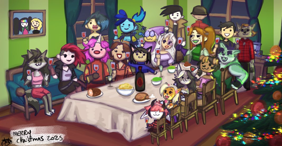 catalin62706090's tweet photo. Feliz navidad, hice una tarjetita dónde salen los oc :3
Gracias por el apoyo este año🫂🥭
 
@DarkestClaud @Biockyalices @kinklerdinkler @Dezhoods48 @Koopa990 @PierluigiCaputo @blackcat_15_6 @Dra_Evilhex
@Black68804046 https://t.co/4pd1CnCSsc