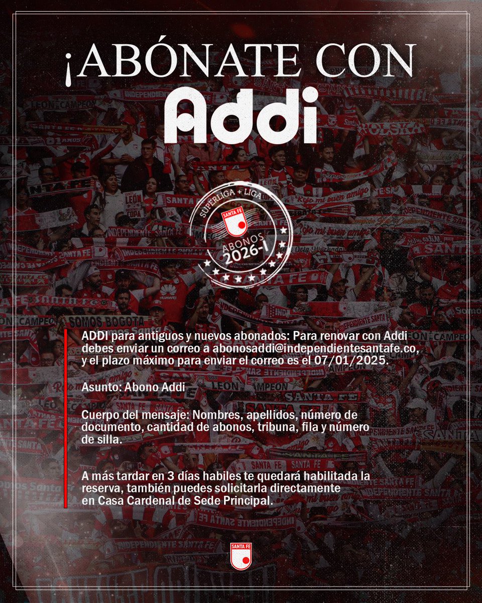 Independiente Santa Fe tweet media