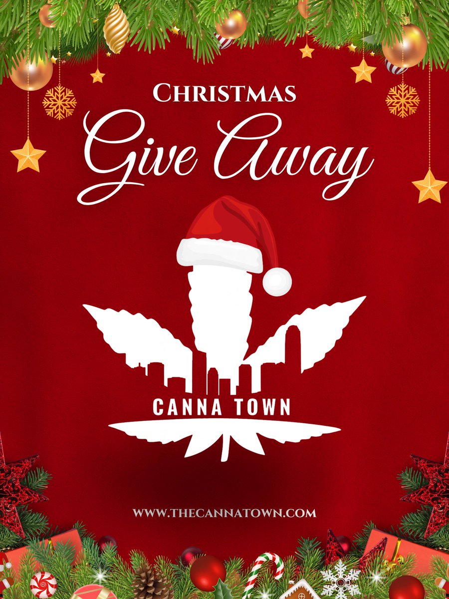 CannaTown420's tweet image. 🎄 Canna Town Xmas Giveaway! 🎄
Win the holiday drip pack:
💚 Green Hoodie
❤️ Red Tee
❄️ White Beanie
To enter:
🔁 Retweet
❤️ Like
👤 Follow @cannatown_420
💬 Tag Canna Fam
Dec 22–25. Winner announced 12/26.
Good luck &amp;amp; happy holidaze. 🎅🏽💨