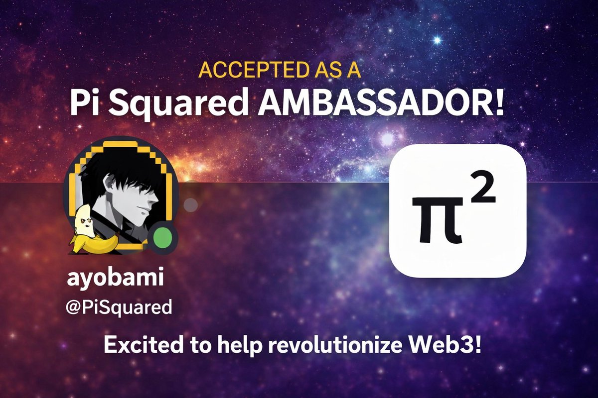 ayobami_al's tweet photo. Beyond excited to share that I’ve been accepted into the @fastxyz Ambassador Program

Pi Squared feels like a fundamental upgrade to Web3. 

While traditional blockchains struggle with congestion and fees, Pi Squared’s approach, using zero-knowledge proofs to verify any computation, opens the door to instant, trustless, and infinitely scalable payments.

It’s not just another chain. It’s a rethink of how computation, AI, and smart contracts can work together without bottlenecks. Elegant, powerful, and genuinely different.

As an ambassador, I’m excited to create content, host conversations, and help grow a community around this vision.

Curious to see where this goes. What’s next, @fastxyz? Let’s build