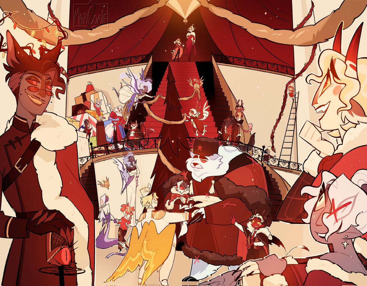 Merry sinsmas!🌟
#HazbinHotel #HazbinHotelFanart