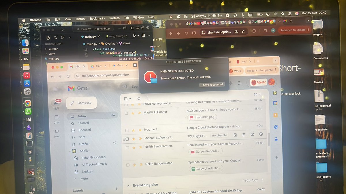 ronitt_roy's tweet photo. @benln Me continuing to build over the holidays on cursor ofcourse https://t.co/3bILpSe8E8