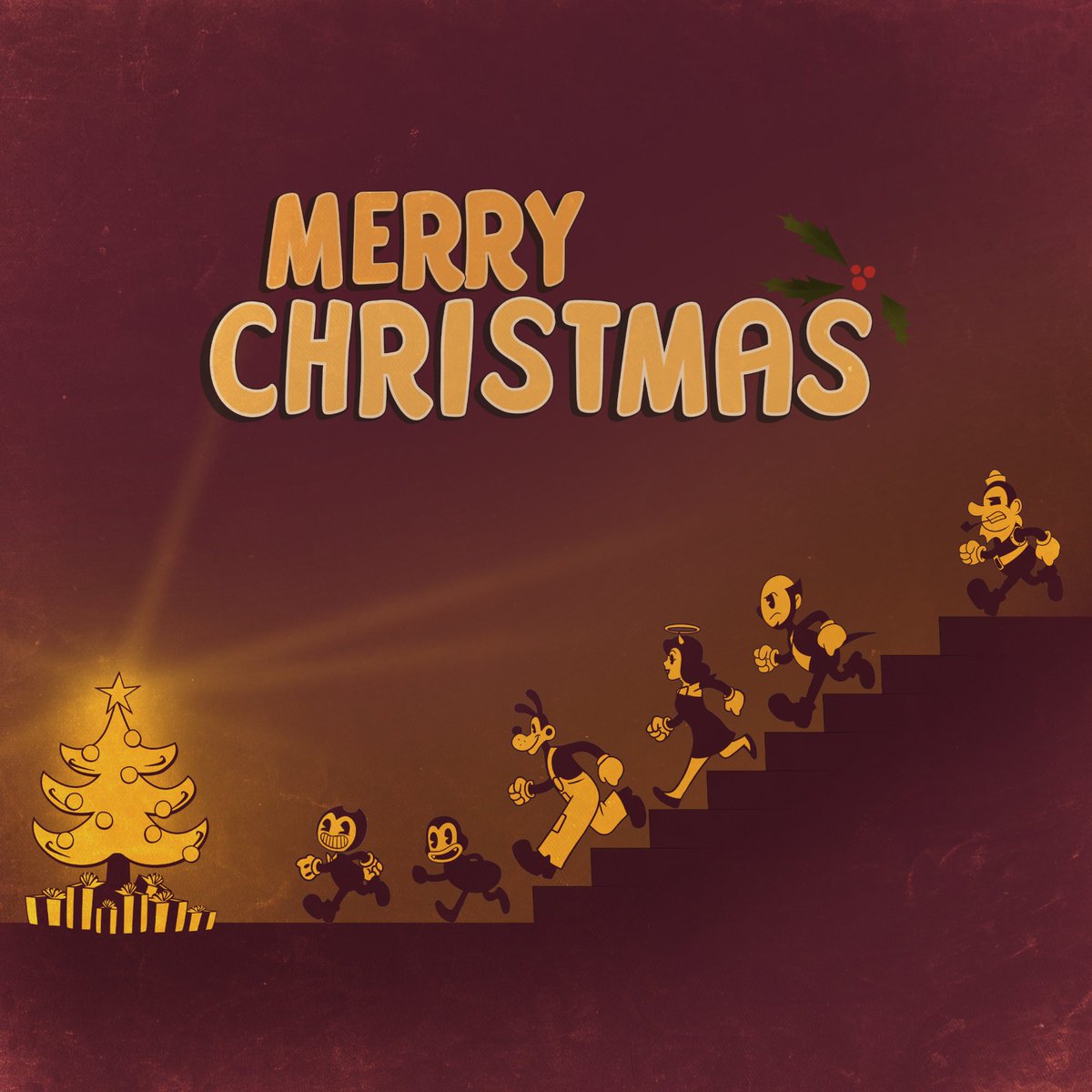 Bendy's tweet image. Have a Christmas filled with excitement! 🎄
#BENDY