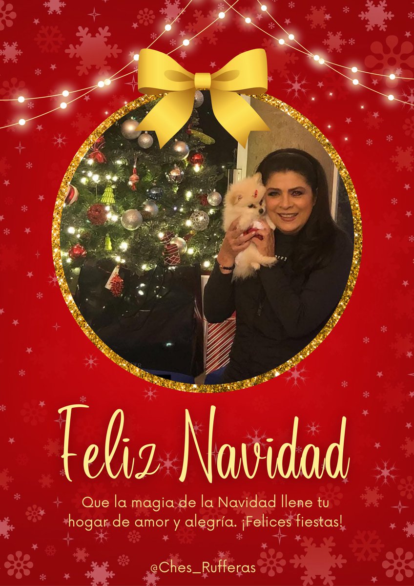 🎄✨En esta Navidad enviamos un saludo lleno de amor a todos quienes forman parte de esta hermosa comunidad.
Muy especialmente a la Queen <a href="/victoriaruffo31/">victoria ruffo</a>, gracias por tantas emociones, por regalarnos tu talento y dejarnos formar parte de tu vida. Te amamos✨
¡Feliz Navidad! ❤️✨