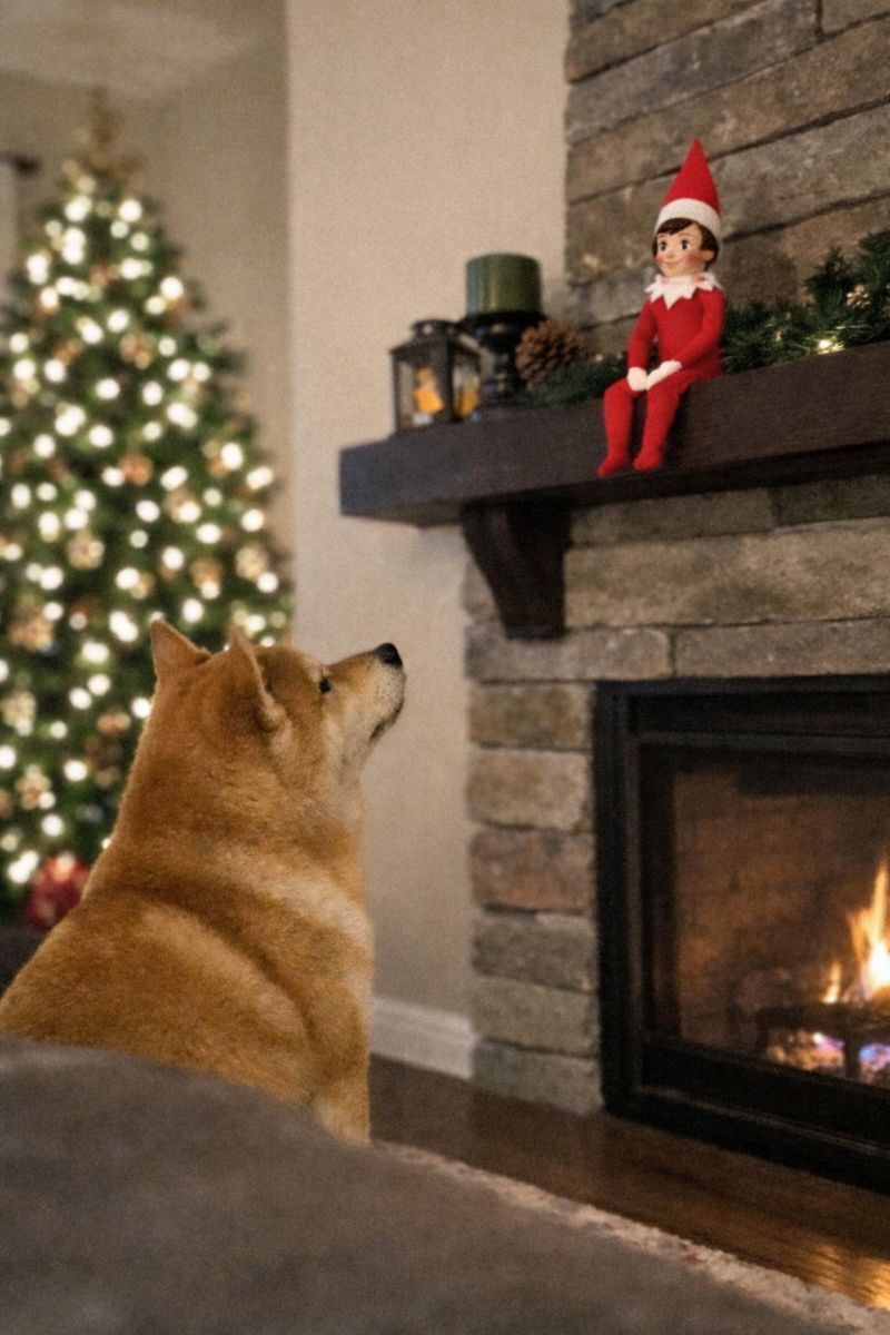 dogecoin's tweet image. "I hope this mf told Santa I was a good boy this year"
