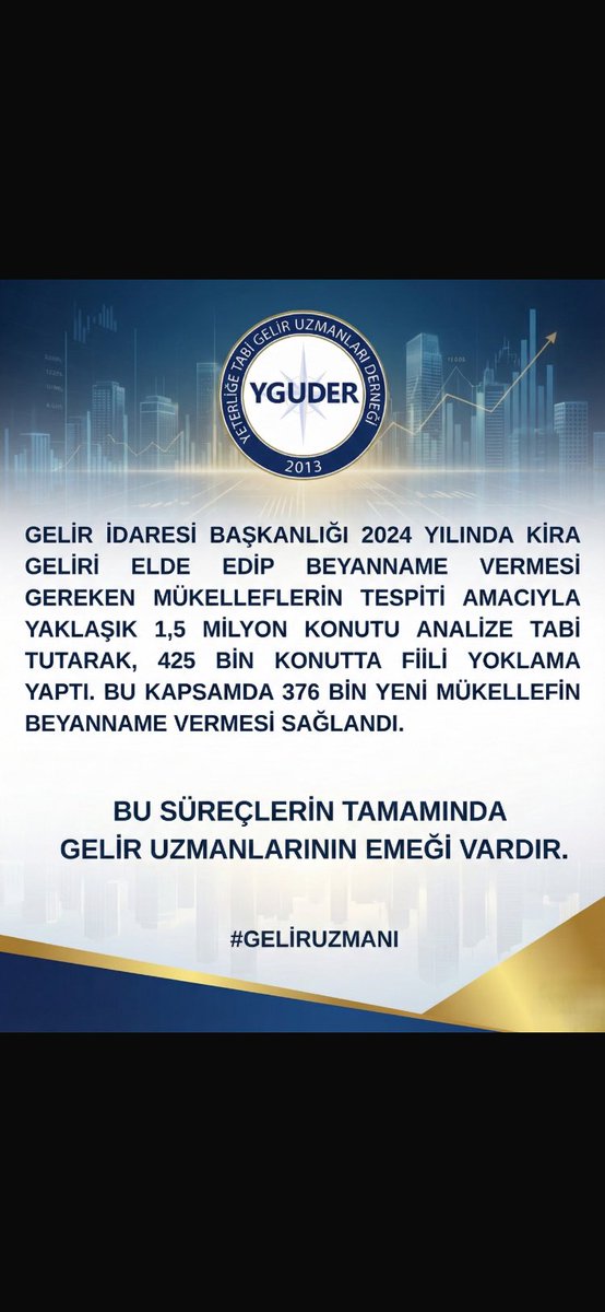 #GELİRUZMANI