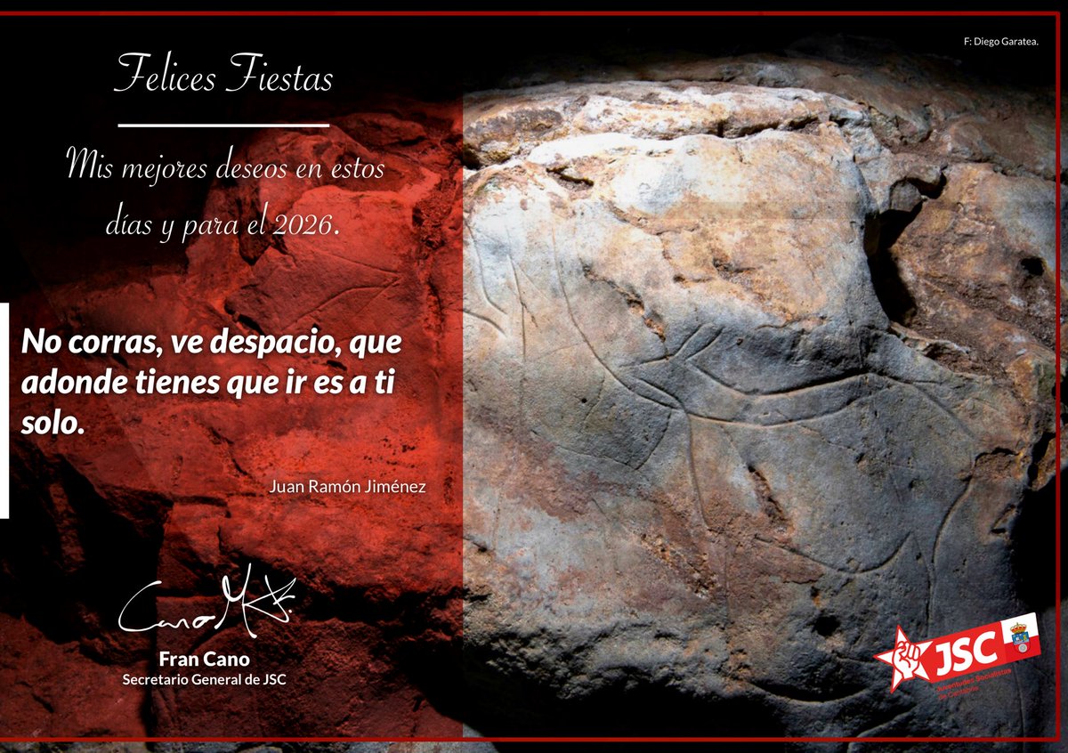 Momentos para reencontrarse, también contigo mismo. Con esta imagen de las ciervas de la cueva de Chufín, quiero desearte felices fiestas y feliz 2026, con mis mejores deseos para ti y los tuyos. Un abrazo fuerte.