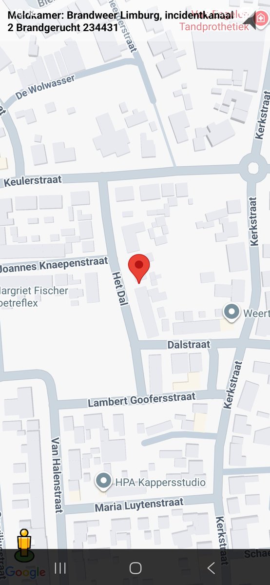 Brandgerucht in Weert met inzet brandweer