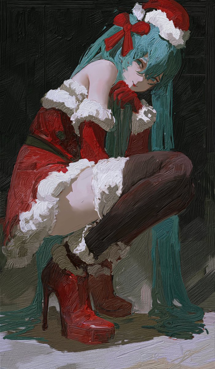 #初音ミク #ミクの日   ✧*｡🎄✧*｡