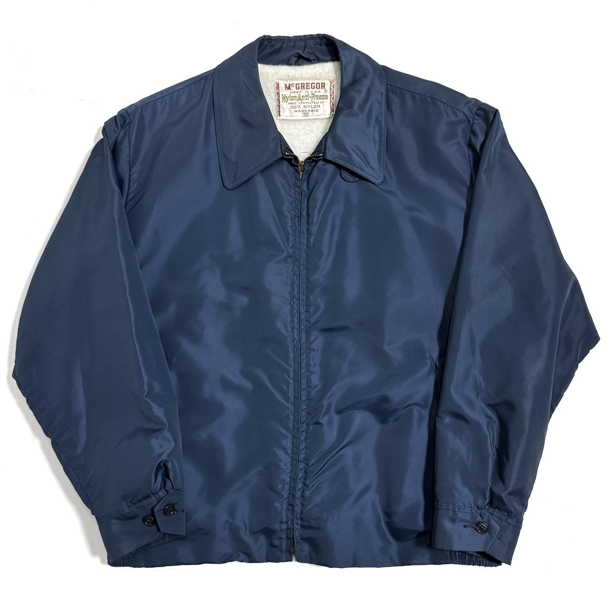 60's McGREGOR USA製 \"Nylon Anti-Ferrze\"42 古着 60s USA製 McGREGOR 「Nylon Anti-Freeze」 防寒 ナイロン アンチ