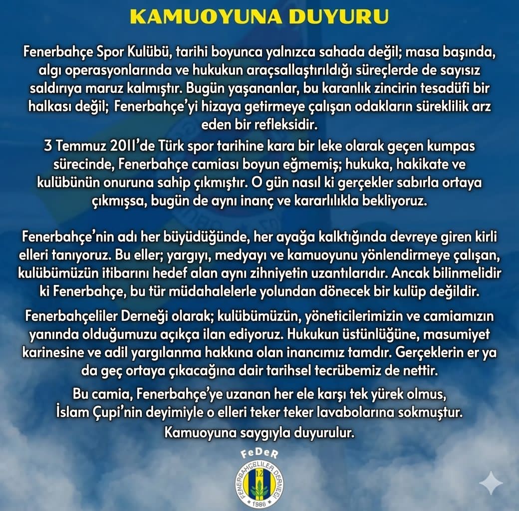 #FenerBizimSaranBizim