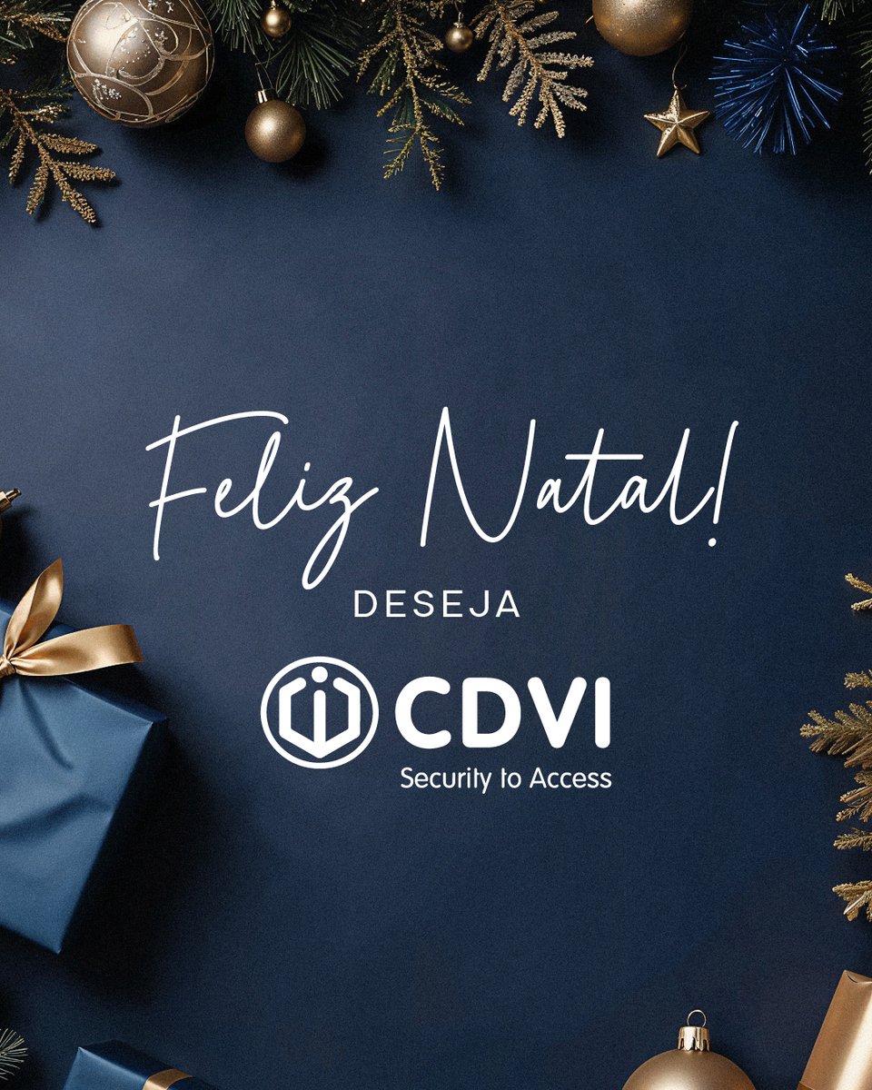 Desejamos a você boas festas e um merecido descanso. Agradecemos a sua confiança e colaboração ao longo do ano. Boas festas da equipe CDVI.
#CDVI #FelizNatal